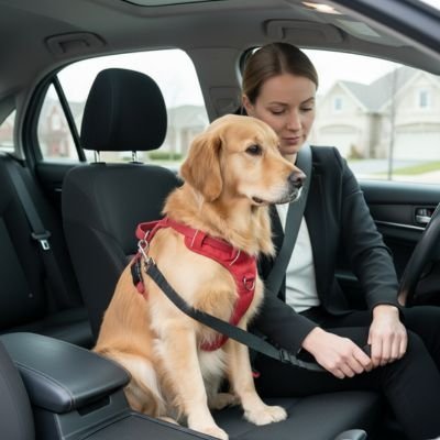 Ceinture de sécurité pour chien