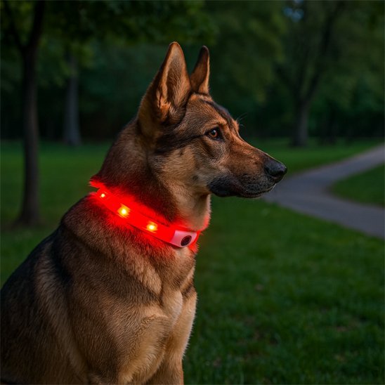 Collier lumineux chien | USB rechargeable