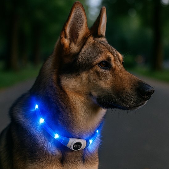 Collier lumineux chien | USB rechargeable