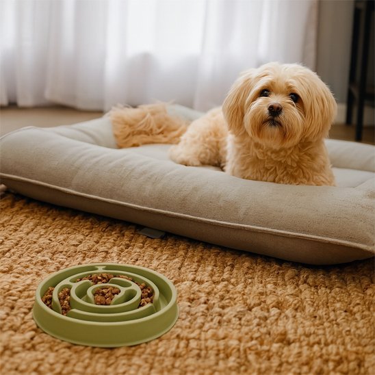 Gamelle anti glouton chien​