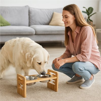 Gamelle chien surélevée | Ergonomique